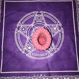 Handmade crochet pouch